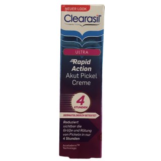 Clearasil Ultra Rapid Action Akut Pickel Creme (15ml)