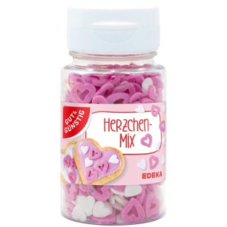 Gut&Günstig Streudekor Herzen Dekor Herzen Herzchen-Mix (57g)