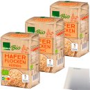 Edeka BIO Haferflocken kernig 3er Pack (3x500g Packung) +...