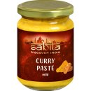 Sabita Curry-Paste mild für typisch indische Currys zum marinieren von Hähnchen Lamm Rind sowie Fisch 3er Pack (3x125g Glas) + usy Block
