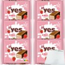 Nestle YES Erdbeer-Joghurt Kuchenriegel 6er Pack (6x 3x32g in Packung) + usy Block