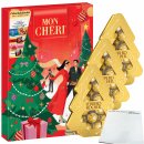 Ferrero Mon Cheri Weihnachtsmultibundle: Adventskalender Eislauf 252g + 3x Rocher Tanne 150g Packung + usy Block