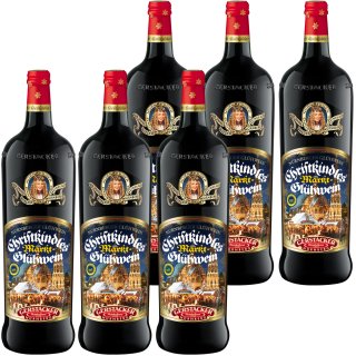 Gerstacker Christkindles Marktglühwein 10% vol. 6er Pack (6x1 Liter Flasche)