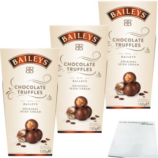 Baileys Chocolate Truffles mit Baileys original Iris Cream 3er Pack (3x150g Packung) + usy Block