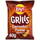 Lays Grills Gerookt Mais Snack geräucherter mit Rauch-Geschmack 3er Pack (3x40g Packung) + usy Block