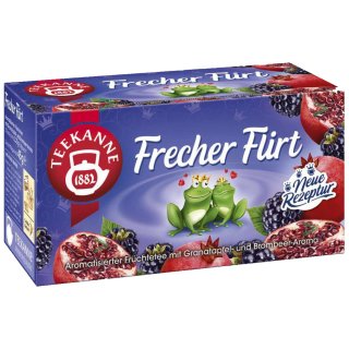 Teekanne Früchtetee Frecher Flirt (20 Teebeutel a 2,25g)