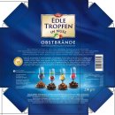 Trumpf Edle Tropfen in Nuss blau Obstbrände 3er Pack (3x250g Packung) + usy Block