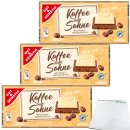Gut&Günstig Kaffee trifft Sahne weiße Schokolade auf Sahneschokolade mit Kaffee 3er Pack (3x200g Tafel) + usy Block