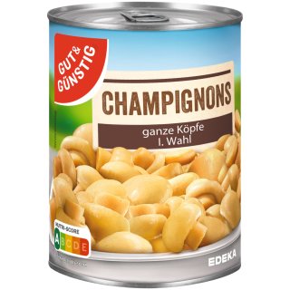 Gut&Günstig Champignons 1. Wahl ganze Köpfe (400g Dose)