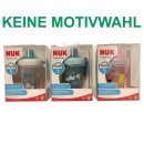 NUK Evolution Trainer Cup, 6+ Monate (230ml Volumen) 3er Pack + usy Block