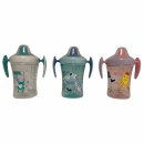 NUK Evolution Trainer Cup, 6+ Monate (230ml Volumen) 3er Pack + usy Block