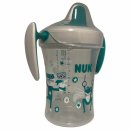 NUK Evolution Trainer Cup, 6+ Monate (230ml Volumen) 3er Pack + usy Block