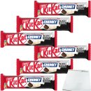 KitKat Chunky Riegel Black&White 6er Pack (6x42g Riegel) + usy Block