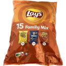 Lays 15 Family Mix Chips 3 verschiedene Sorten 315g MHD 09.12.2023 Restposten Sonderpreis