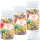 Gut&Günstig Streudekor Blumenwiese Blüten-Mix 3er Pack (3x60g) + usy Block
