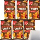 Gut&Günstig Tortilla Chips Hot Chili 6er Pack (6x300g Packung) + usy Block