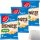 Gut&Günstig Erdnüsse geröstet und gesalzen 3er Pack (3x500g Packung) + usy Block