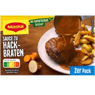 Maggi Soße zu Hackbraten für 2x0,25l 52g MHD 04.2023 Restposten Sonderpreis