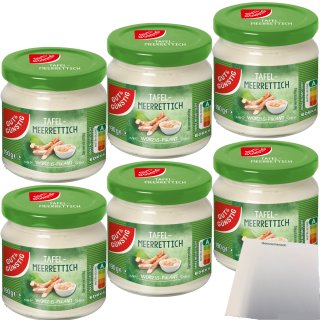 Gut&Günstig Tafelmeerrettich 6er Pack (6x190g Glas) + usy Block