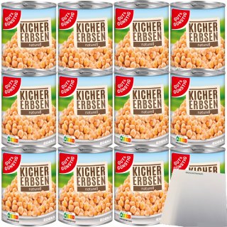Gut&Günstig Kichererbsen naturell VPE (12x400g Dose) + usy Block