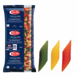 Barilla Mezze Penne Tricolore (5kg Packung)