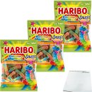 Haribo Rainbow Wummis Sauer Fruchtgummi 3er Pack (3x160g Beutel) + usy Block
