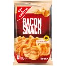 Gut&Günstig Bacon Snack herzhafter Knabberspaß 6er Pack (6x130g Packung) + usy Block