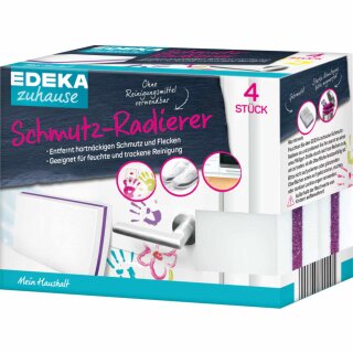 Edeka Schmutz-Radierer 4 Stück