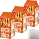 Gut&Günstig Gebäckstangen mit Käse aus Hefeteig gedreht 3er Pack (3x150g Packung) + usy Block