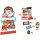 Ferrero Kinder Mix Adventskalender Motiv: Weihnachtsmann (203g Packung)