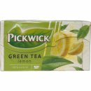 Pickwick Grüner Tee mit Zitrone 100% natural 20x2g MHD 11.23 Restposten Sonderpreis