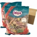 Frisia Sour tongues, saure Fruchtgummizungen 2er Pack (2x1,25kg Packung)