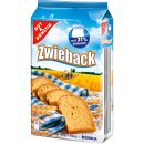 Gut&Günstig Zwieback knusprig und goldgelb gebacken 3er Pack (3x450g Packung) + usy Block