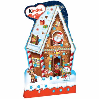 Ferrero Kinder Mix Adventskalender Motiv: Lebkuchenhaus 203g B Ware!!
