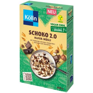 Kölln Müsli Schoko 2.0 vegan (400g Packung)