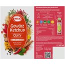 Hela Curry Gewürz Ketchup leicht scharf 3er Pack (3x500ml Flasche) + usy Block