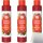 Hela Curry Gewürz Ketchup leicht scharf 3er Pack (3x500ml Flasche) + usy Block