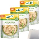 Reis-Fit Express Natur Reis 3er Pack (3x250g Packung) + usy Block