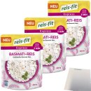 Reis-Fit Express Basmati Reis 3er Pack (3x250g Packung) + usy Block