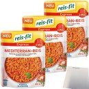 Reis-Fit Express mediterran Reis 3er Pack (3x250g Packung) + usy Block