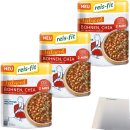 Reis-Fit Feelgood Chia Bohnen Quinoa und Gemüse 3er Pack (3x250g Packung) + usy Block