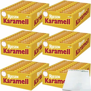 Storck Riesen Karamel 80er Pack 6er Pack (6x Kioskbox, 80x29g) + usy Block