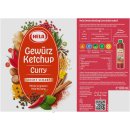 Hela Curry Gewürz Ketchup leicht scharf 6er Pack (6x800ml Flasche) + usy Block