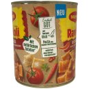 Maggi Ravioli Arrabiata in extra scharfer Tomatensauce 6er Pack (6x800g Dose) + usy Block