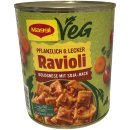Maggi Ravioli Bolognese mit Soja-Hack vegan 6er Pack (6x800g Dose) + usy Block