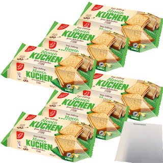 Gut&Günstig Zitronenkuchen feiner Rührkuchen mit Zitrone 6er Pack (6x400g Packung) + usy Block