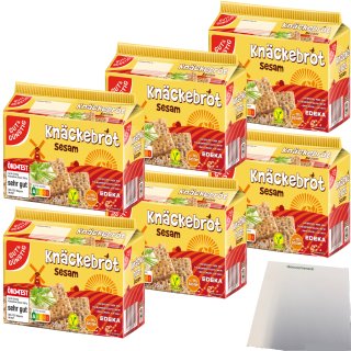 Gut&Günstig Knäckebrot Sesam 6er Pack (6x250g Packung) + usy Block