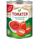 Gut&Günstig Tomaten ganz geschält mit Tomatensaft 6er Pack (6x400g Dose) + usy Block