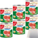 Gut&Günstig Tomaten ganz geschält mit Tomatensaft 6er Pack (6x800g Dose) + usy Block