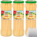 Gut&Günstig Stangenspargel weiß im Glas...